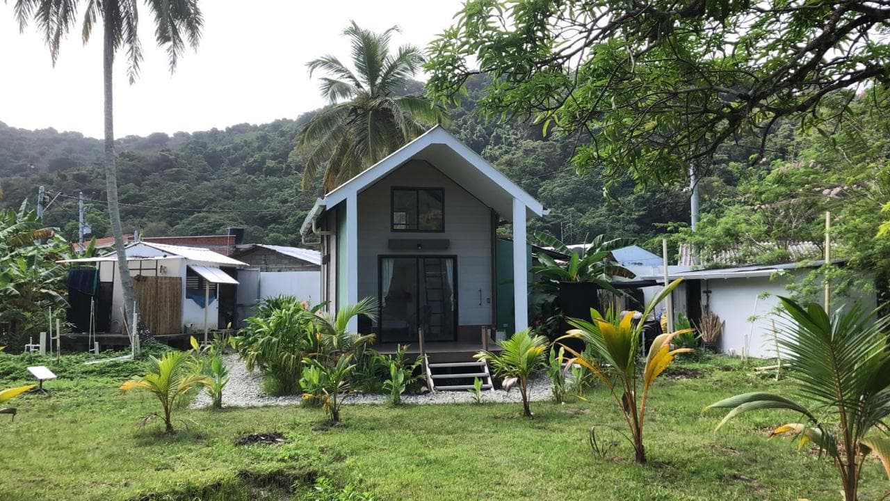 Cabaña Sancibrian — side view