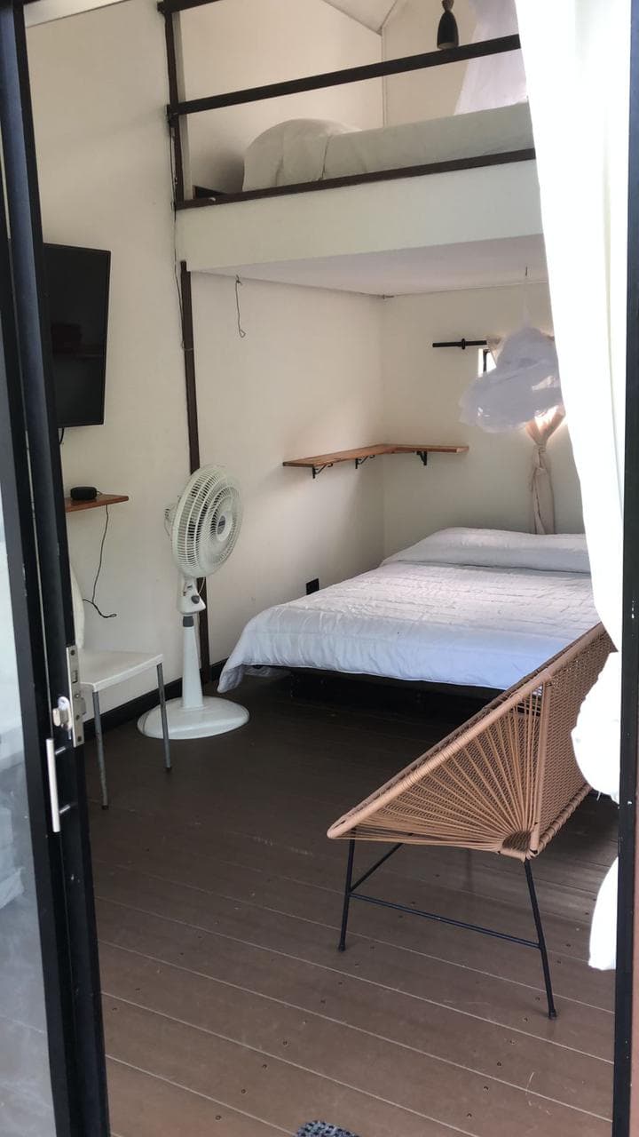 Cabin interior — entrance view