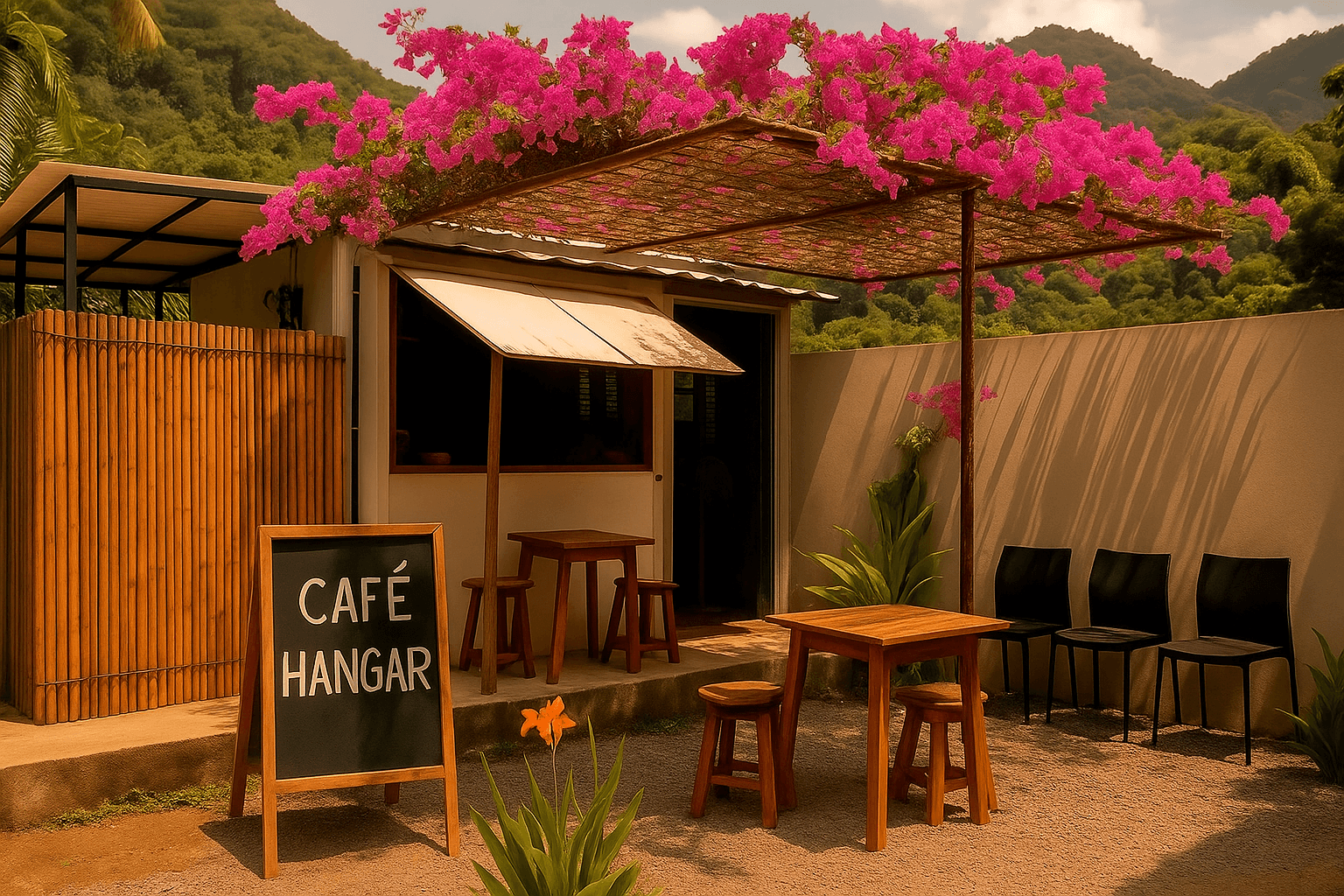 Trabaja Sin Límites en el Caribe: Starlink, Energía BatX y el Hangar Café en Cabaña Sancibrian